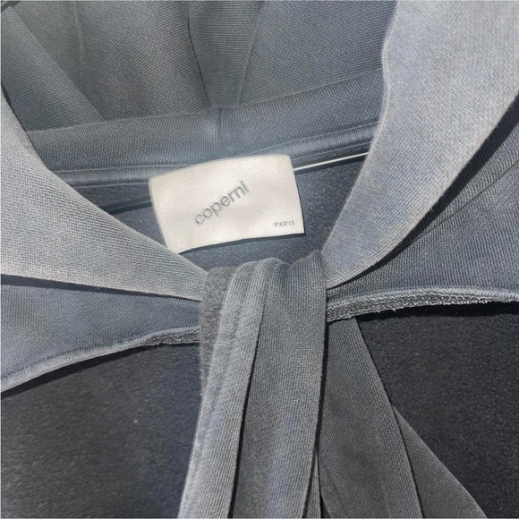 COPERNI GRAY TWISTED HOODIE - Picture 4 of 5